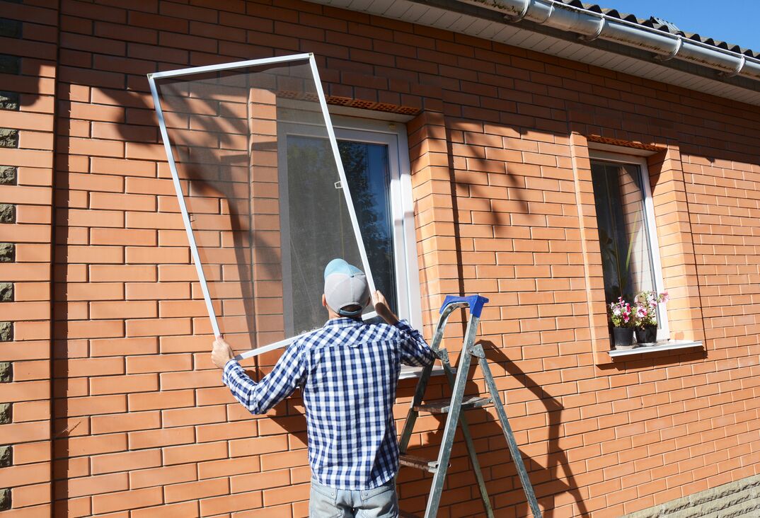 installing a mosquito screen