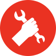 holding wrench icon