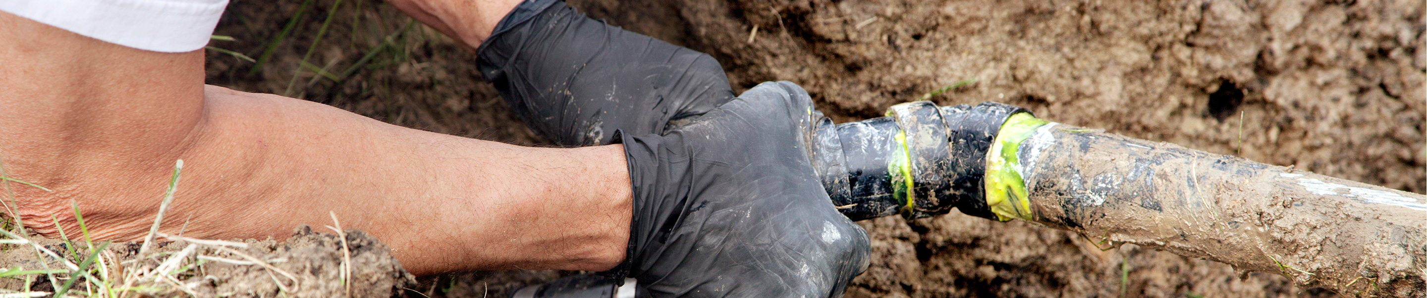 Repairing Sewer Line 