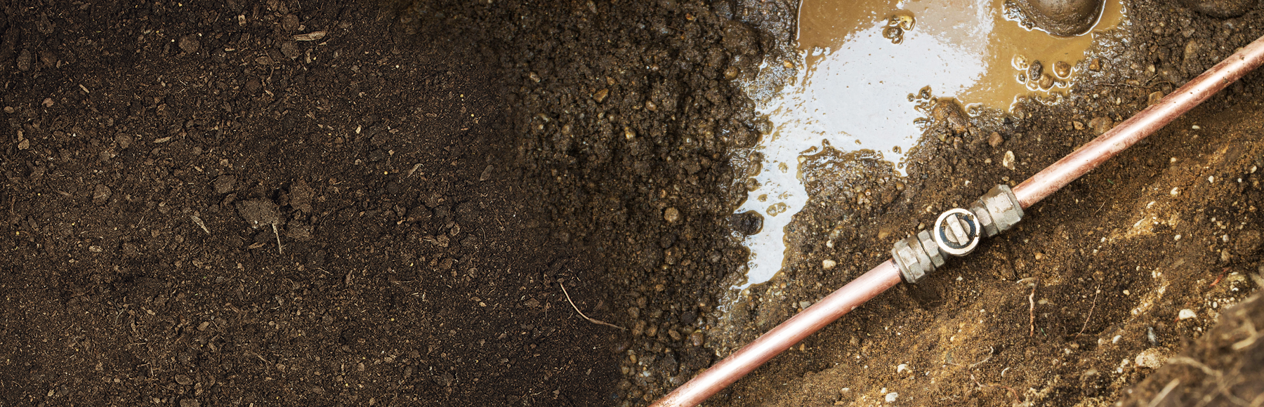 Water Pipe with Puddle